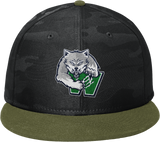Woodbridge Wolfpack New Era Camo Flat Bill Snapback Cap