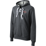 Charlotte Rush Lace Up Pullover Hooded Sweatshirt
